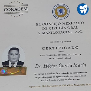 Dr. Hector certificate