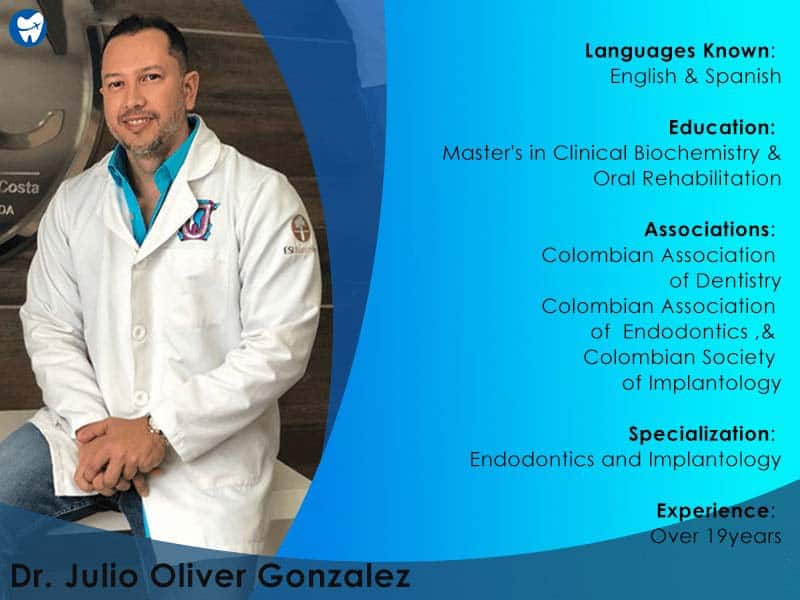 Dr. Julio Oliver Gonzalez | Implantologist in Cartagena