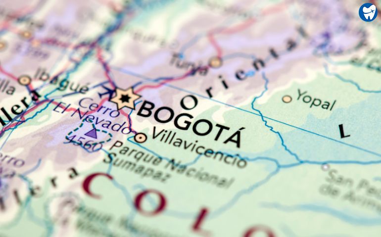 Map of Bogota