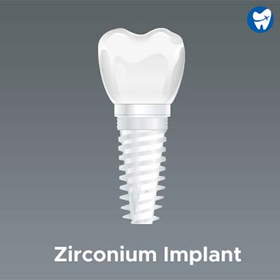 Zirconium implant