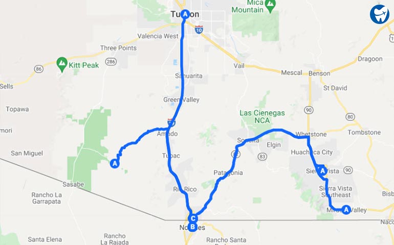 Nogales Mapa