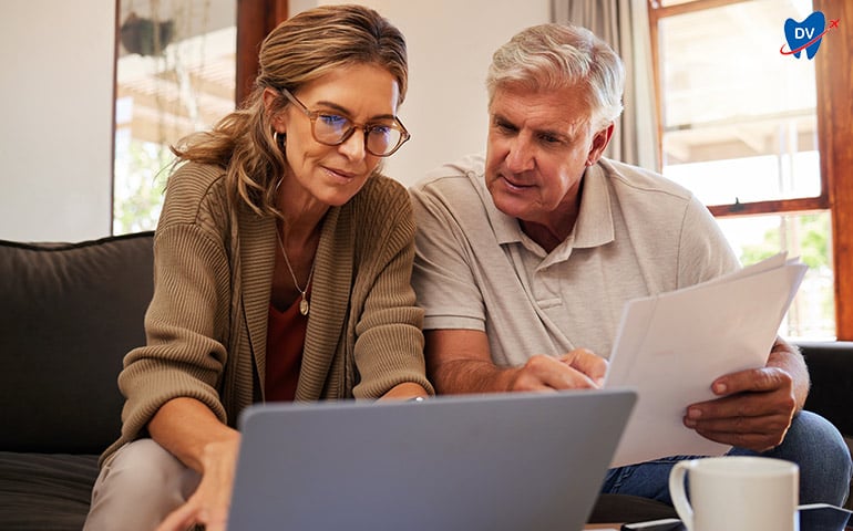 Old Couple taking loan