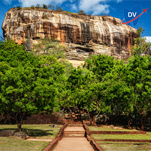 Historically significant Sigiriya rock