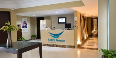 Reception Area at Smile House Dental Center