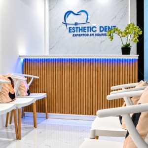 Reception Desk at Esthetic Dent